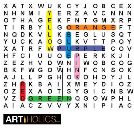 Feel free to post the color you saw first below and pass this on!