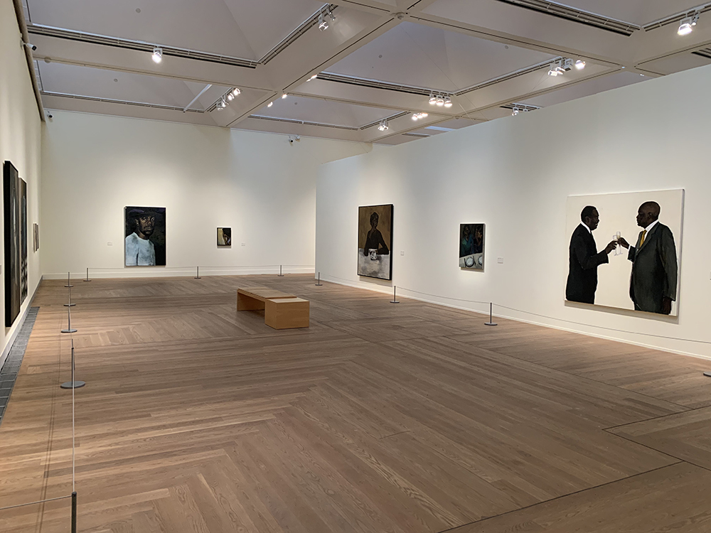 Lynette Yiadom-Boakye, Installation view at Moderna Museet Stockholm, 2021