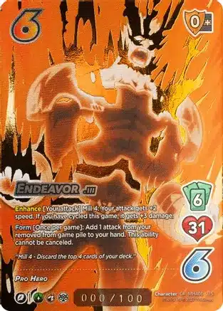 Endeavor Chrome Rare From My Hero Academia: Jet Burn Revealed!