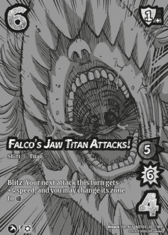 Falco’s Jaw Titan Attacks! (Alt Art)