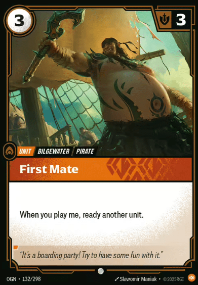 There’s a blast of sunlight and sea air the moment you look at First Mate. It doesn’t ask for your attention—it boards it like a pirate ship.