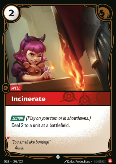 Incinerate