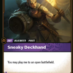 Sneaky Deckhand