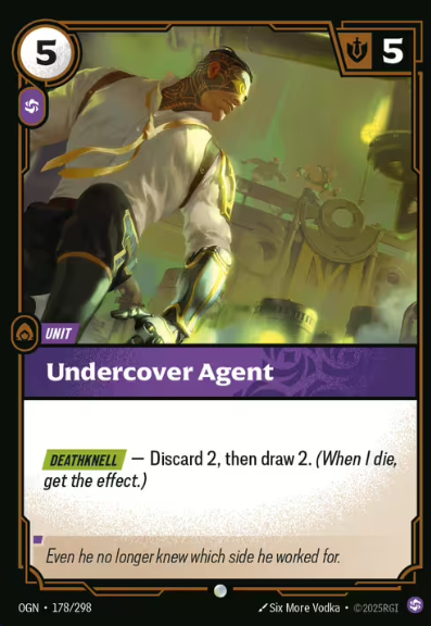 There’s something deeply unsettling about Undercover Agent at first glance—not in a horrific way,