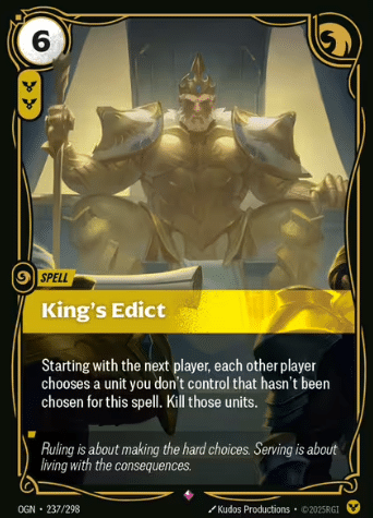 King’s Edict