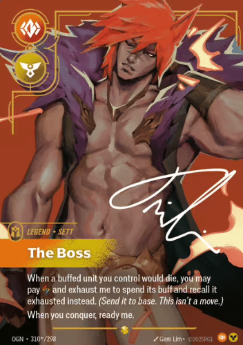 The Boss (Signed Variant)
