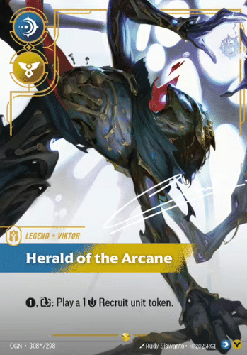 signed variant of Herald of the Arcane