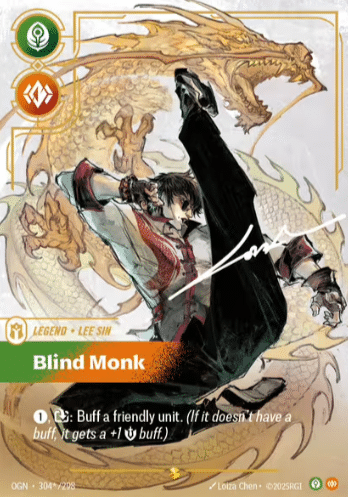 Blind Monk signed variant