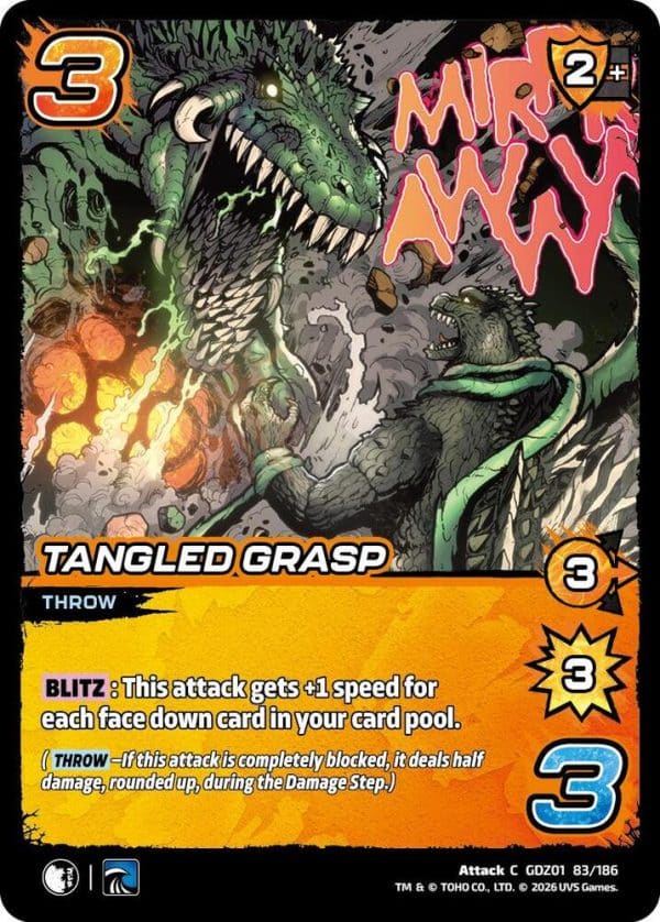 Tangled Grasp – Godzilla: Reign Of Kaiju